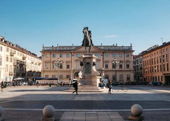 דירה Carlo Alberto Charm & Terrace - Free Parking טורינו
